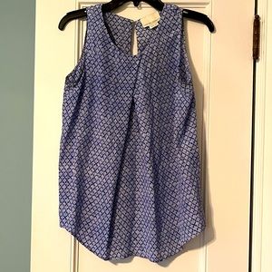 Cynthia Rowley Sleeveless 100% Silk Blouse